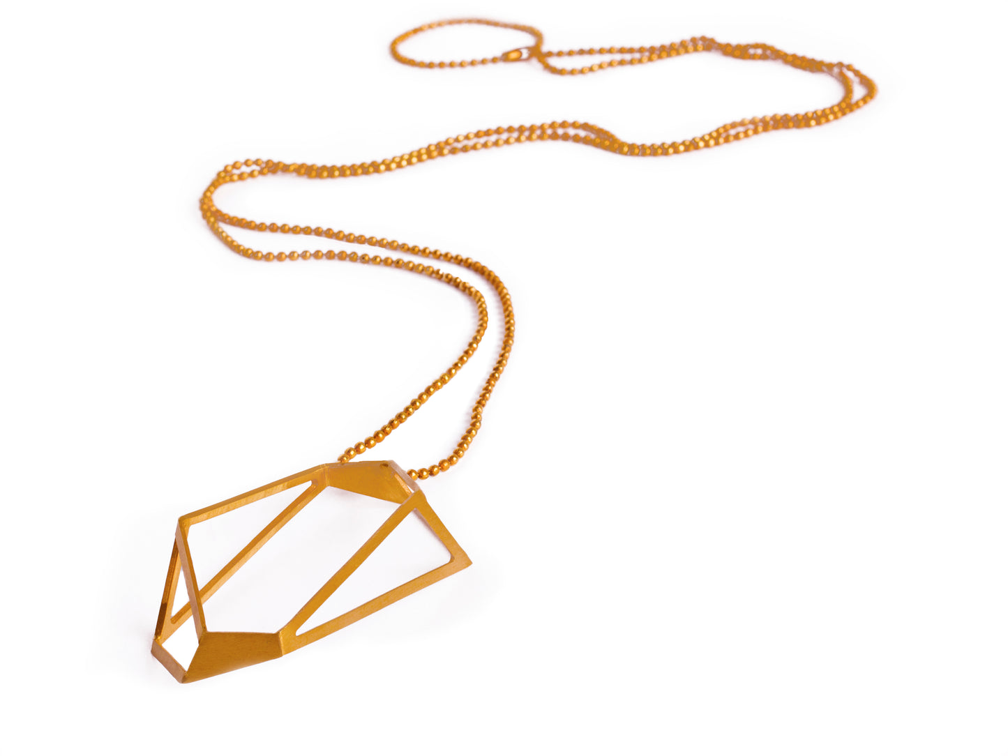 Geometric pendant necklace