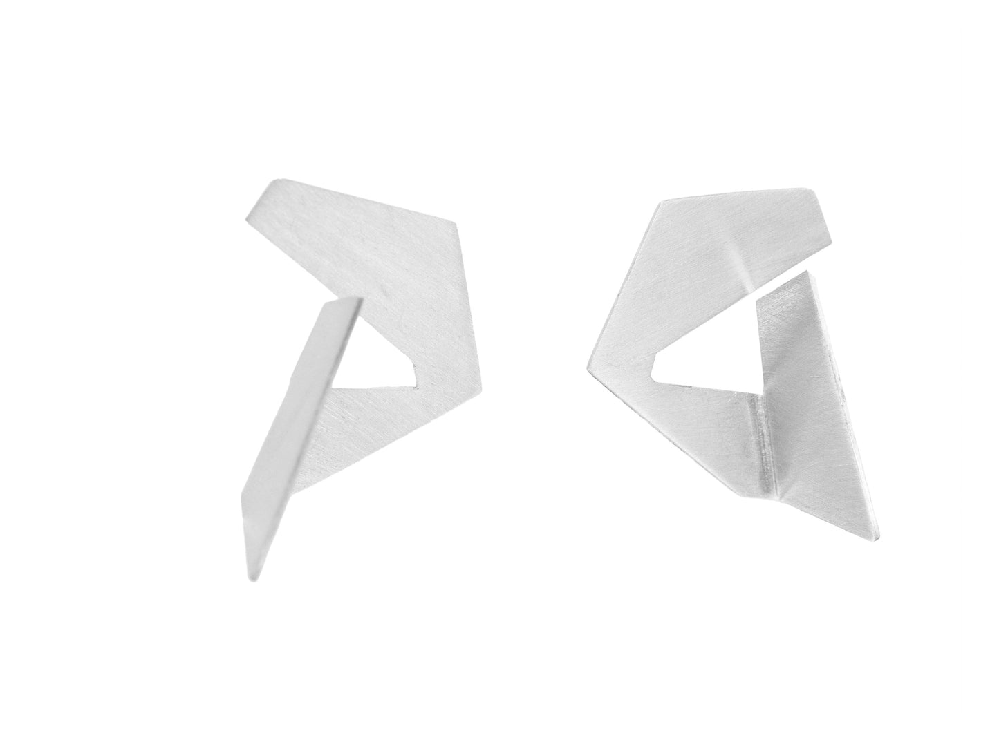 Sculptural stud earrings