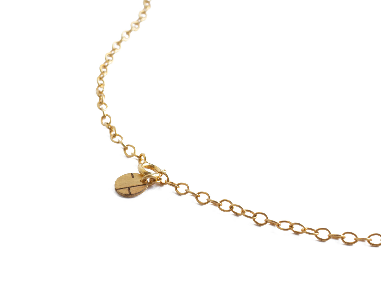 Gold statement necklace