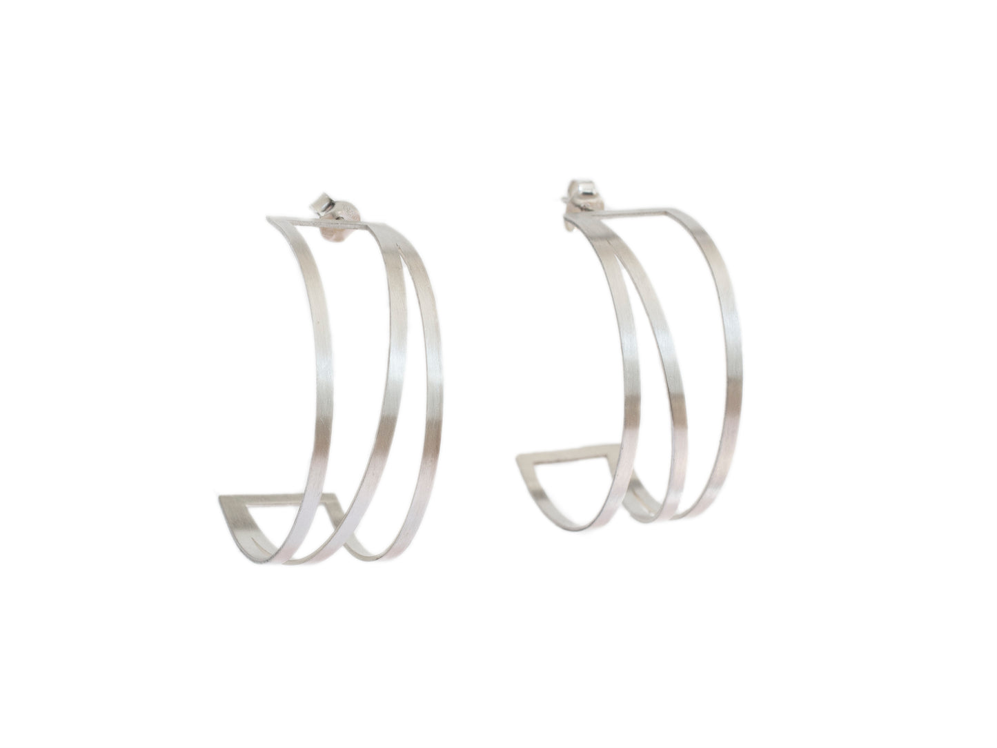Large statement hoop earrings