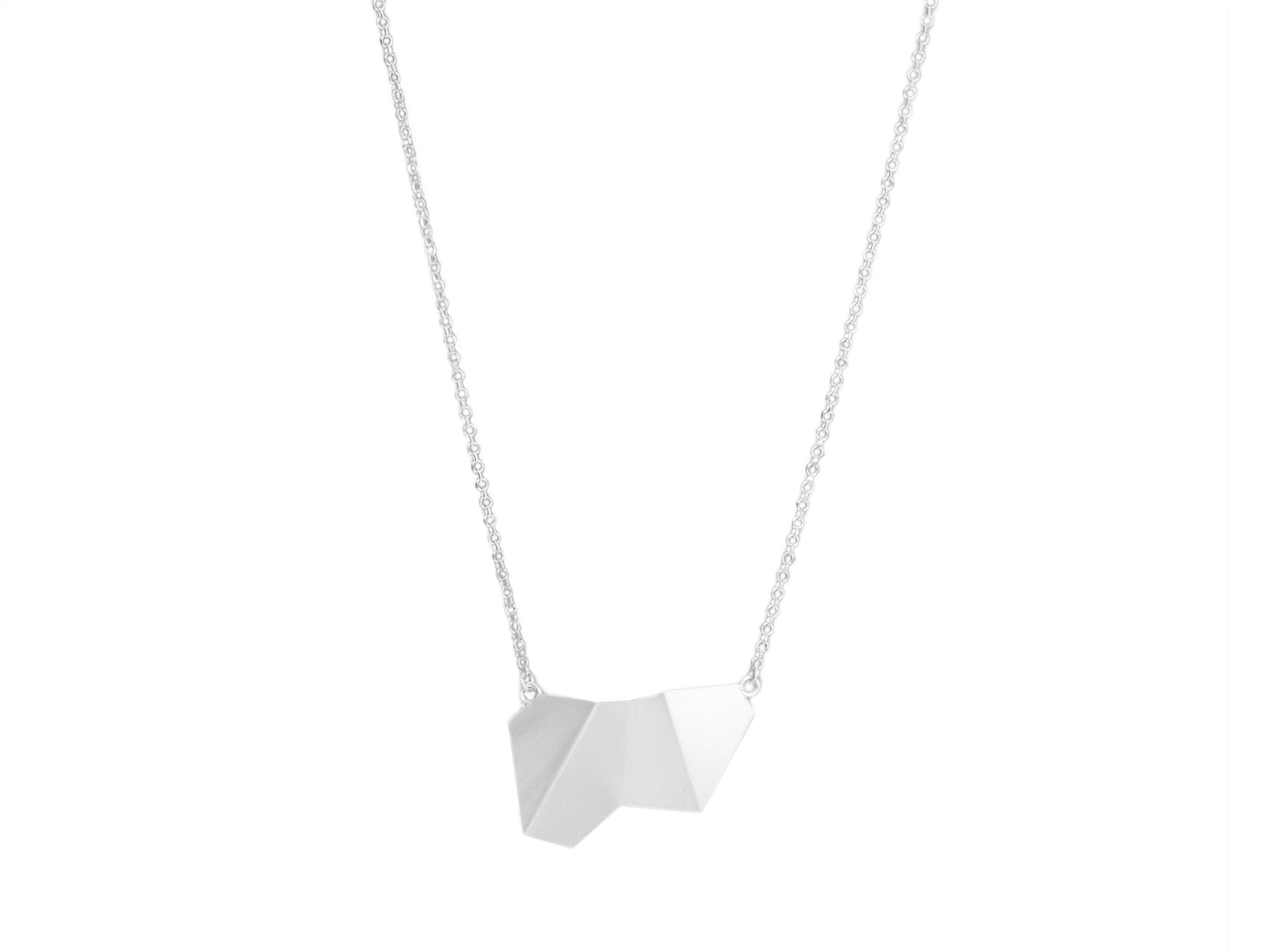 Geometric pendant necklace