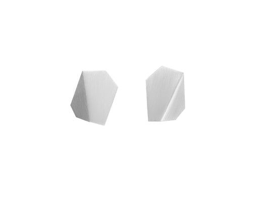 Geometric post earrings