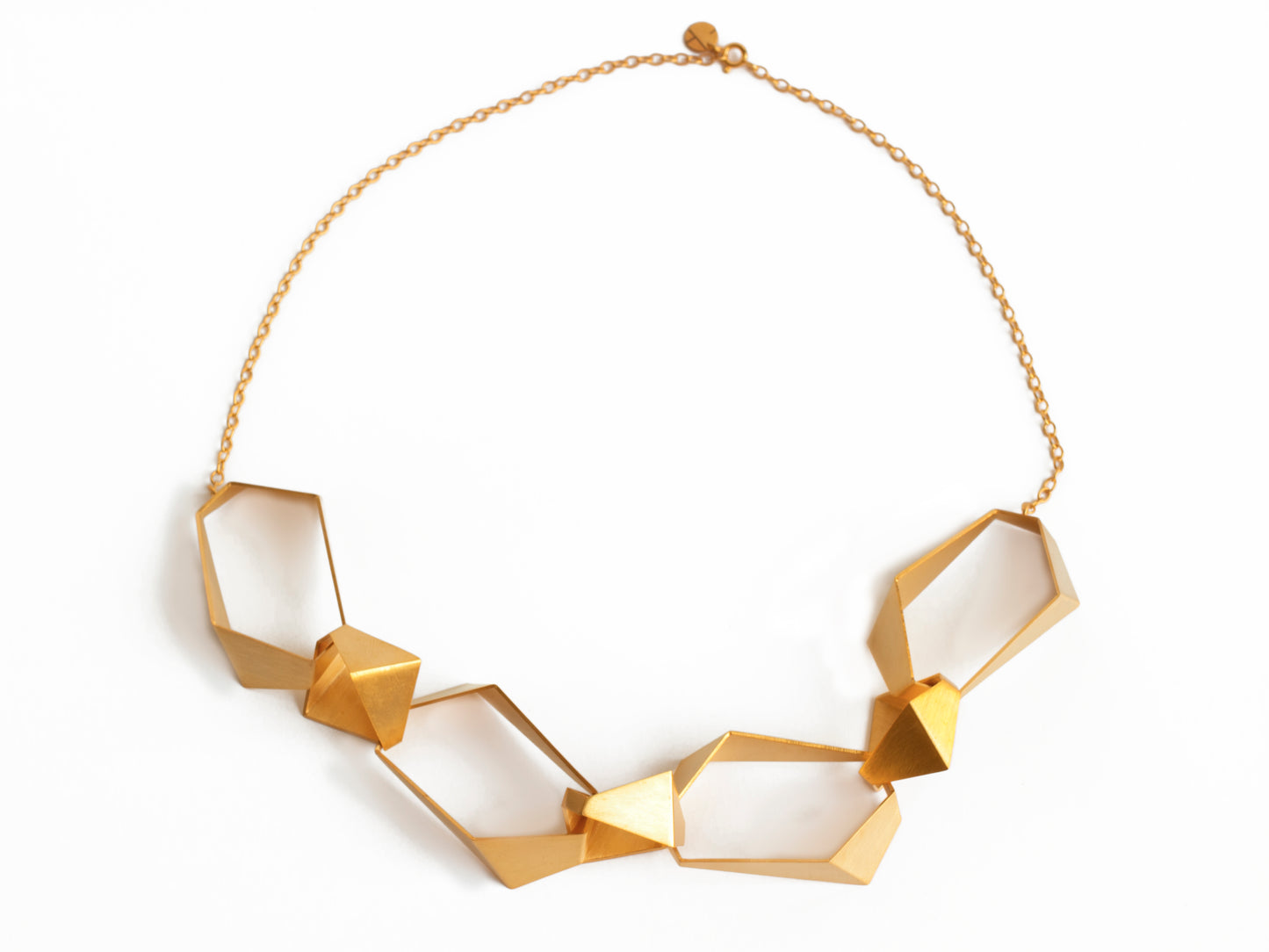 Colette Shaker Statement Necklace- Gold | Luv Aj