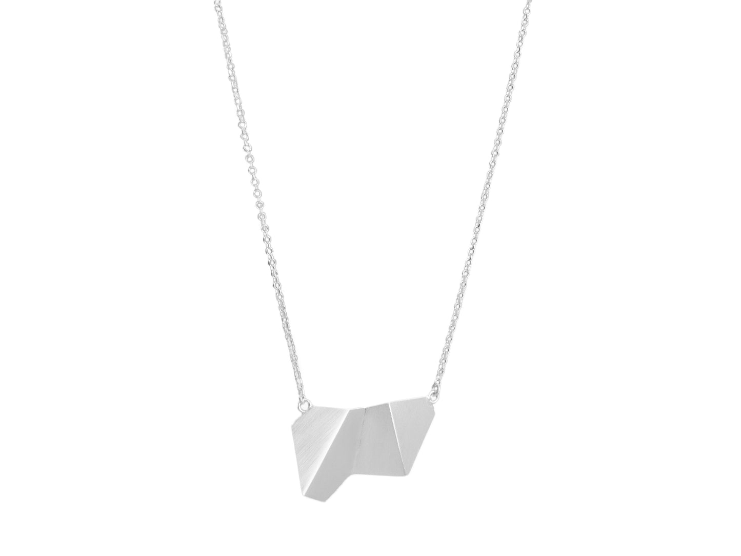 Geometric pendant necklace